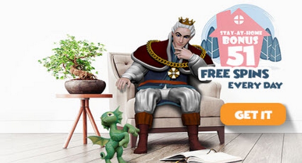 Enjoy daily free spins for Spring Tails! Staying home just got rewarding! With our code, you can claim 51 free spins every day for the Spring Tails slot. Learn how to redeem it at King Billy Casino!