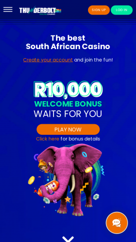 Thunderbolt Casino Apps Homepage