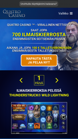 Quatro Casino Apps Homepage