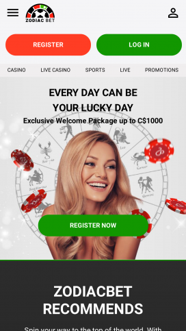 ZodiacBet Apps Homepage