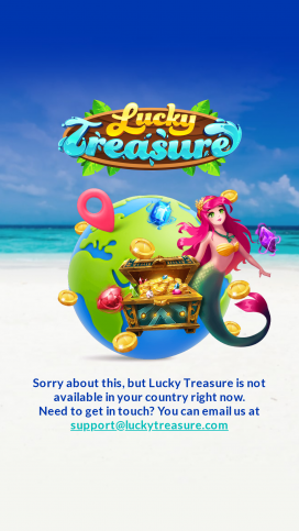 LuckyTreasure Mobile Homepage