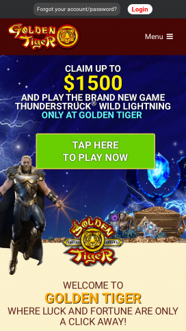 Golden Tiger Apps Homepage