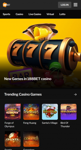 188Bet Casino Apps Homepage