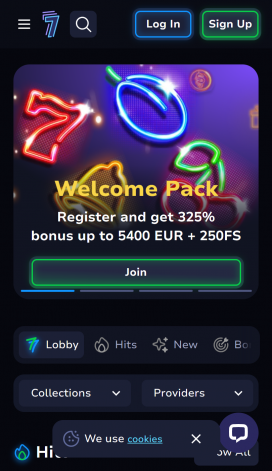 7Bit Casino Apps Homepage
