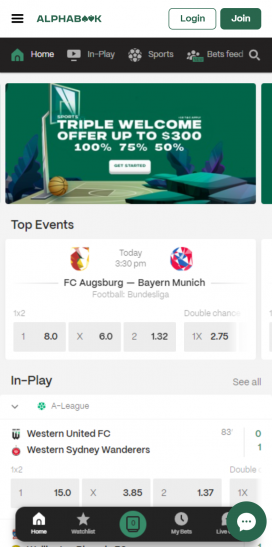 Alphabook Casino Apps Homepage