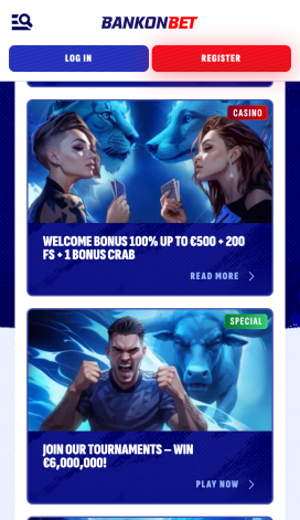 Bankonbet Apps Homepage