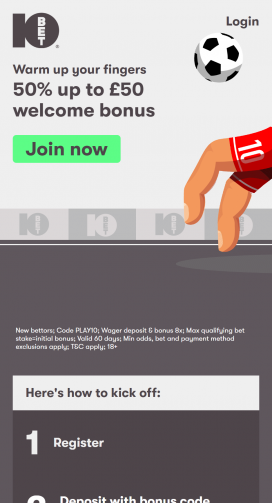 10Bet Casino Apps Homepage