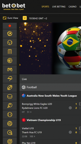 betObet Apps Homepage