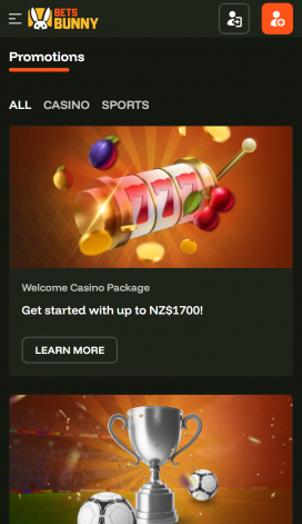 BetsBunny Apps Homepage