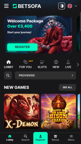 Betsofa Apps Homepage