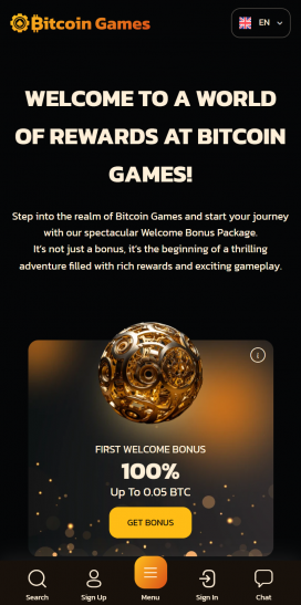 BitcoinGames Apps Homepage