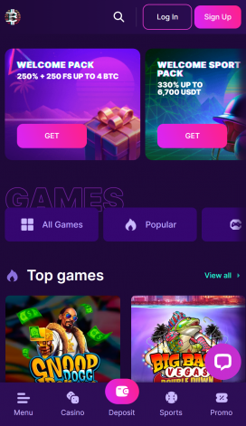 Bitstake Casino Apps Homepage
