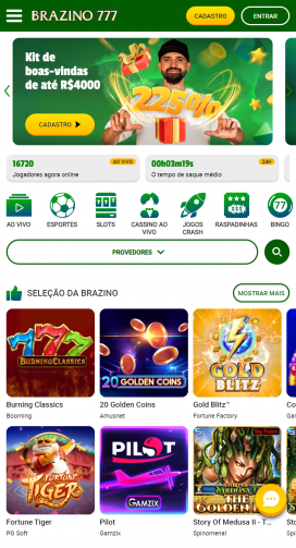 Brazino 777 Apps Homepage