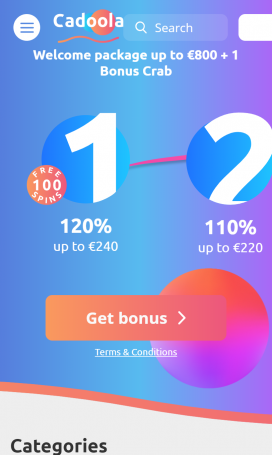 Cadoola Apps Homepage