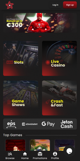 Casinostars.io Apps Homepage