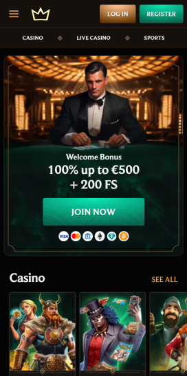 CrownPlay Casino Apps Homepage