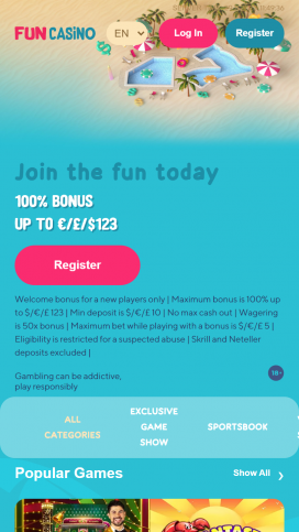 Fun Casino Apps Homepage