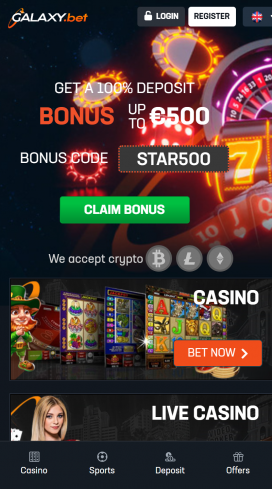Galaxy.bet Apps Homepage