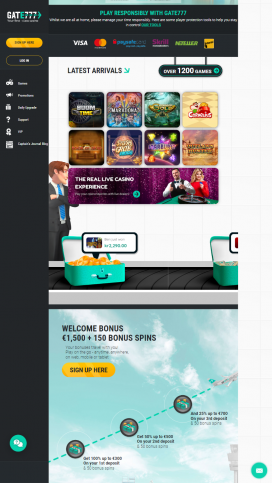 Gate777 Casino Apps Homepage