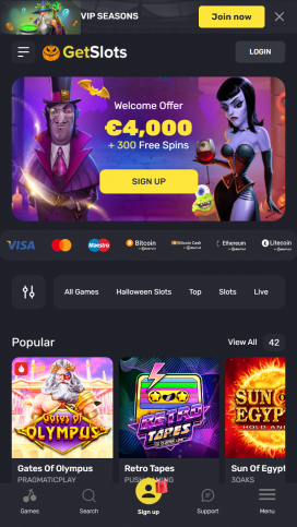 GetSlots Apps Homepage