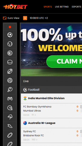 Hot.bet Casino Apps Homepage