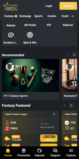JeetWin Apps Homepage