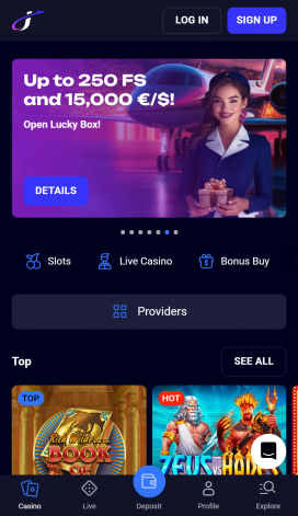 Jet4Bet Apps Homepage