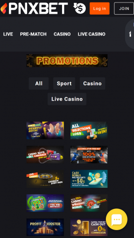 PNXBets Homepage