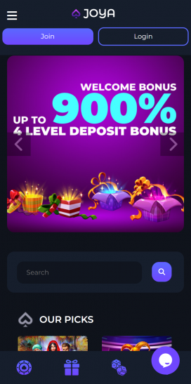 Joya Casino Apps Homepage
