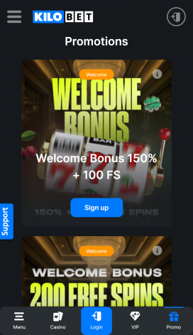 Kilobet Apps Homepage