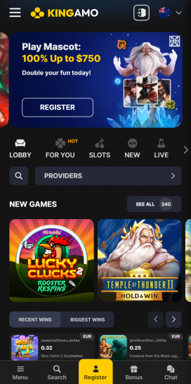 Kingamo Apps Homepage