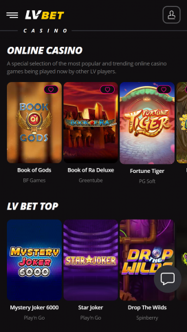 LVbet Apps Homepage