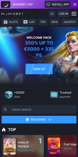 Monixbet Apps Homepage