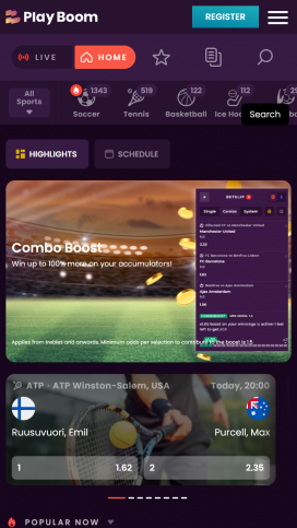 PlayBoom Apps Homepage