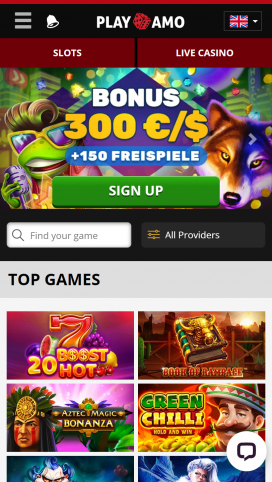 Playamo Apps Homepage