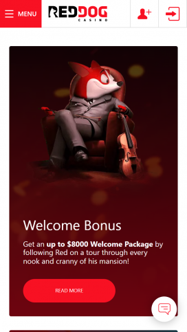 Red Dog Casino Apps Homepage