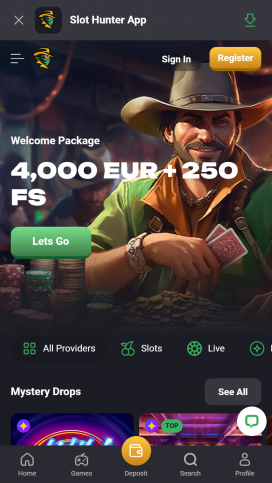 Slot Hunter Apps Homepage