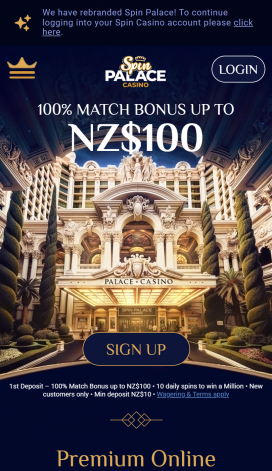 Spinpalace Apps Homepage