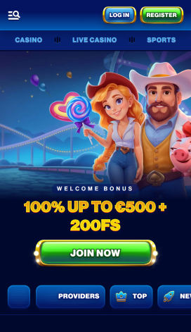 Spins of Glory App Homepage