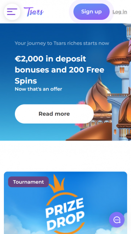 Tsars Casino Apps Homepage