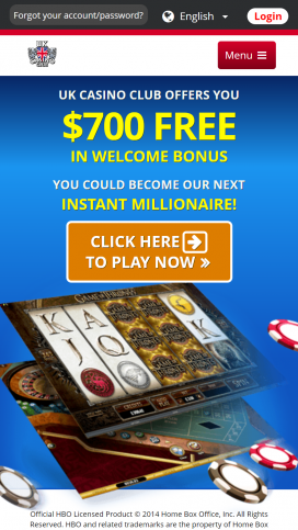 UK Casino Club Apps Homepage