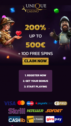 Unique Casino Apps Homepage