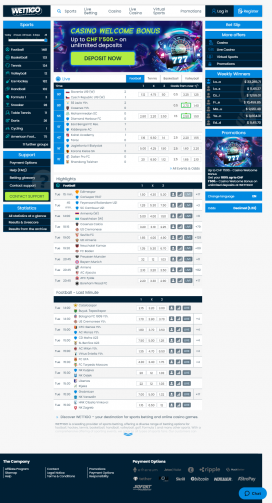 Wettigo Apps Homepage