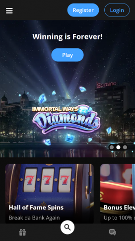 bCasino Apps Homepage