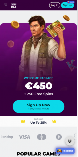 BDMbet Casino Apps Homepage