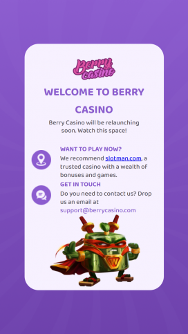 Berry Casino Apps Homepage