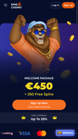 Ninecasino Apps Homepage
