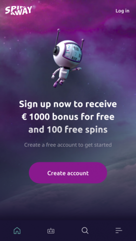 Spin Away Casino Apps Homepage