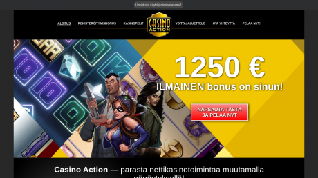 Casino Actions Homepage