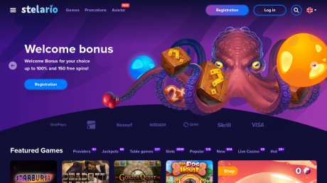 Stelario Casinos Homepage